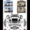 MERCEDES-BENZ W463 G-CLASS UPGRADE TO G63 AMG 2019 LOOK BODY KIT (1992-2018)