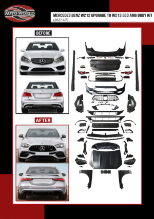 MERCEDES-BENZ W212 UPGRADE TO W213 E63 AMG BODY KIT (2021+)