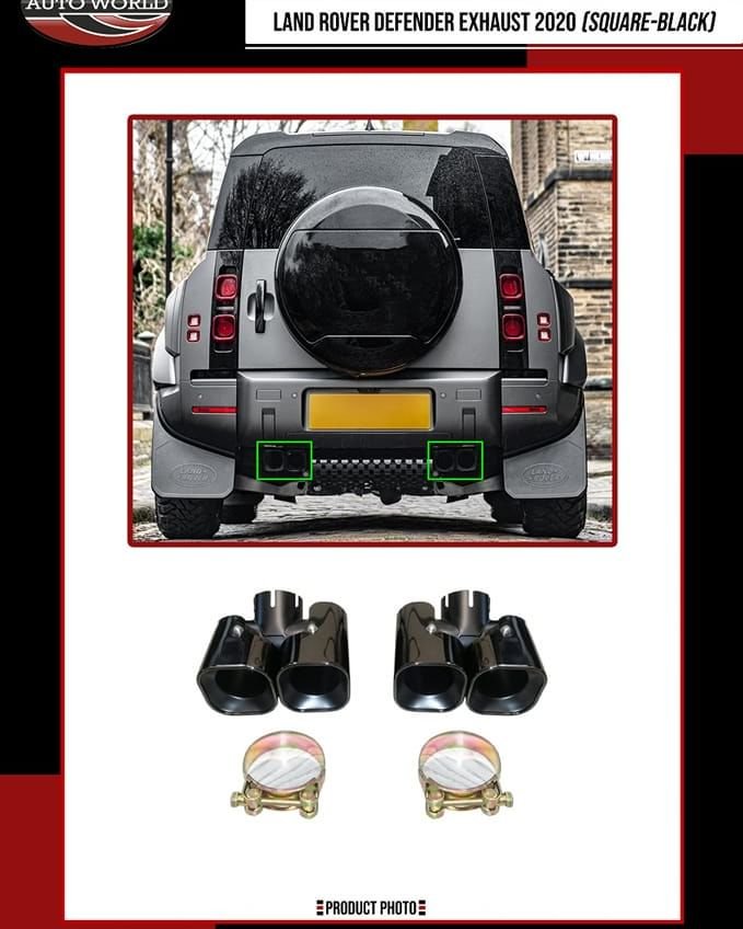 LAND ROVER DEFENDER EXHAUST SQUARE (2020+) – Auto World