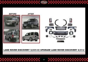 LAND ROVER DISCOVERY 3 (2005-2009) UPGRADE LAND DISCOVERY 4 (2014)
