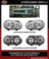 VOLKSWAGEN GOLF IV HEADLAMP (98-02) WITH TWIN HALO RINGS EURO TYPE