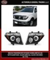 NISSAN FRONTIER/PATHFINDER HEADLAMP (05-08) WITH LIGHT BAR, CLEAR LENS/ALL GLOSS HOUSING US TYPE