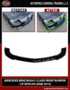MERCEDES-BENZ C-CLASS W204 FRONT BUMPER LIP SPOILER (2008-2014)