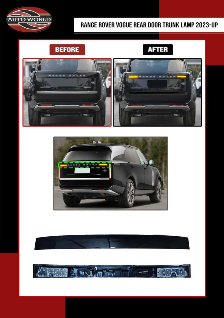 RANGE ROVER VOGUE REAR DOOR TRUNK LAMP (2023+) – Auto World