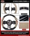 MERCEDES-BENZ AMG CARBON/LEATHER BLACK W/BEIGE STRIPE BLACK SWITCH STEERING WHEEL (2021+)