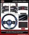 3cda1744-0bf3-42dd-be25-aeeda9066c84 MERCEDES-BENZ AMG CARBON/LEATHER BLACK W/RED STRIPE BLACK SWITCH STEERING WHEEL (2021+)