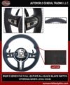 BMW 5 SERIES F10 FULL LEATHER ALL BLACK BLACK SWITCH STEERING WHEEL (2011-2016)
