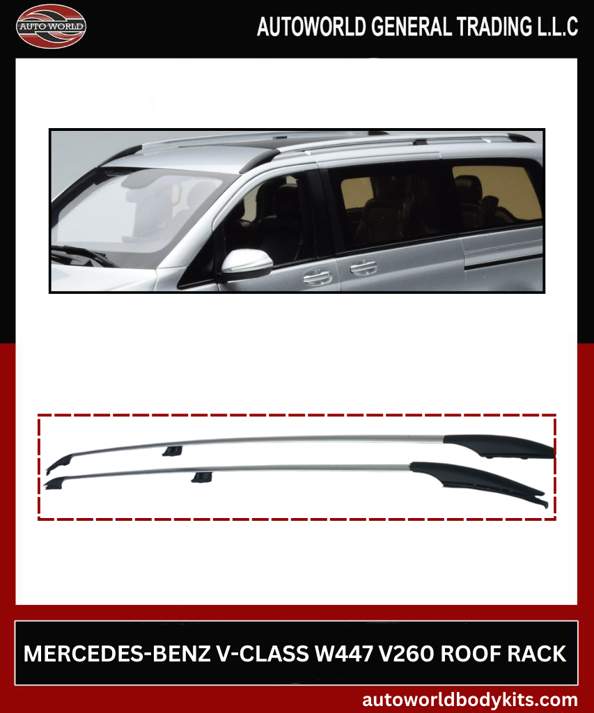 Mercedes Benz V-Class SWB (2014-Current) Slimline II 1/2 Roof Rack Kit