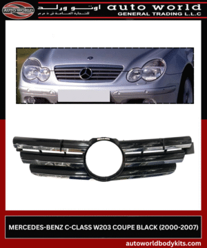 203 GRILLE COUPE BLACK MERCEDES-BENZ C-CLASS W203 COUPE GRILLE