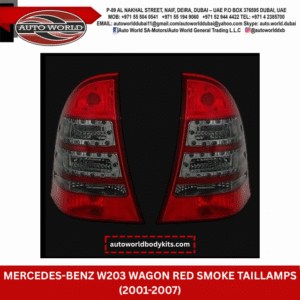 203 WAGON RED SMOKE TAILLAMPS 2001-2007 MERCEDES-BENZ C-CLASS W203 WAGON RED SMOKE TAILLAMPS (2001-2007)