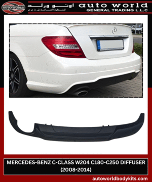 204 C180-C250 DIFFUSER 2008-2014 MERCEDES-BENZ C-CLASS W204 C180-C250 REAR DIFFUSER (2008-2014)