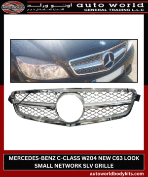 204 NEW C63 LOOK SMALL NETWORK SLV GRILLE MERCEDES-BENZ C-CLASS W204 NEW C63 LOOK SMALL NETWORK SLV GRILLE