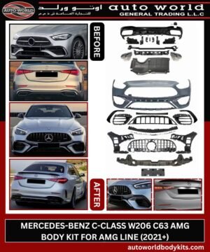 206 C63 AMG BODY KIT FOR AMG LINE 2021+ MERCEDES-BENZ C-CLASS W206 C63 AMG BODY KIT FOR AMG LINE (2021+)