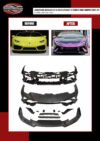 LAMBORGHINI HURACAN (2014-2023) UPGRADE TO TECNICA FRONT BUMPER (2023+)