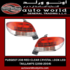 PEUGEOT 208 CRYSTAL-LOOK TAILLAMPS (1998-2004)