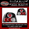 VOLKSWAGEN GOLF 3 BLACK LED-TYPE TAILLAMPS (1992-1997)