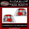 VOLKSWAGEN GOLF 4 TAILLAMPS (1998-2002)