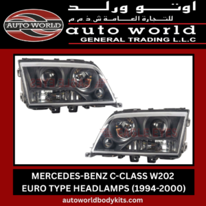W202 EURO TYPE HEADLAMPS 1994-2000 MERCEDES-BENZ C-CLASS W202 EURO-TYPE HEADLAMPS (1994-2000)