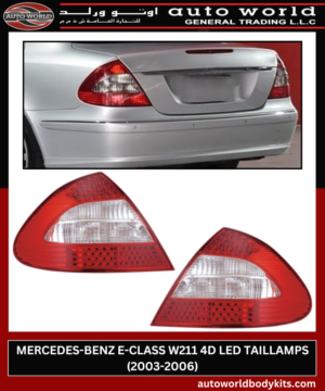 MERCEDES-BENZ E-CLASS W211 4D DEPO LED TAILLAMPS (2003-2006)