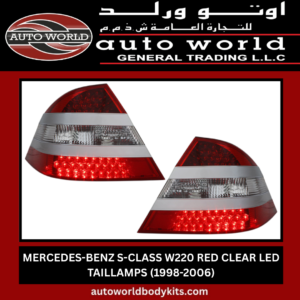 MERCEDES-BENZ S-CLASS W220 LED TAILLAMPS (1998-2006)