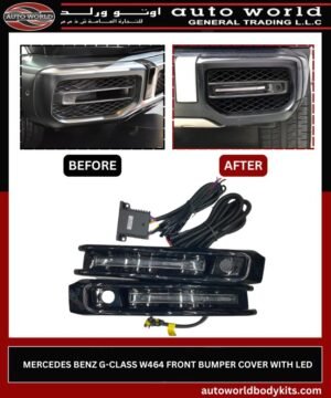 MERCEDES BENZ 464 FRONT BUMPER COVER WITH LED (2019 UP)
