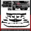 MERCEDES BENZ 465 FRONT AND REAR BUMPER CARBON